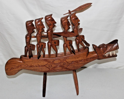 Vintage african dog boat - vintage, 20”