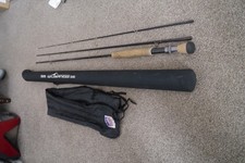 DAIWA WILDERNESS 10FT #8 3 PIECE FLY ROD WITH TUBE USED FLY FISHING TACKLE