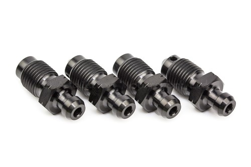 Black titanium bleed nipple - titanium,