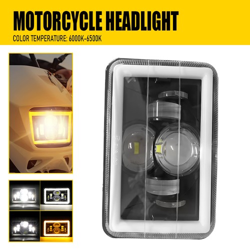 4x6 motorcycle square led - square,