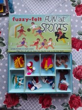 Vintage Fuzzy Felt Game Fun At