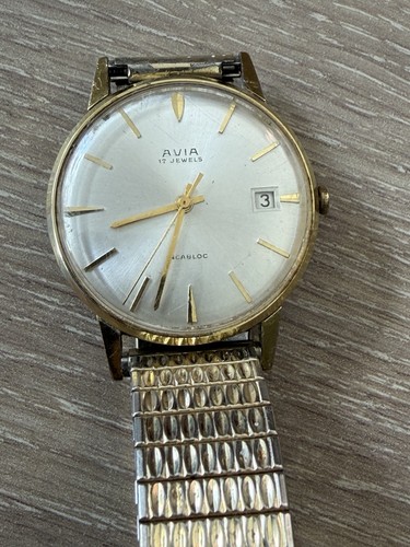 Vintage avia men gold plated - avia, men's