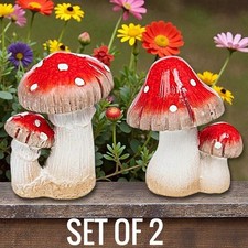 Toadstool Garden Ornament