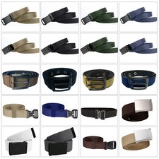 Mens Canvas Web Military Belt