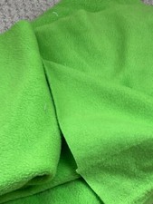 bright green fleece fabric