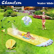 16ft Slip Slide Inflatable Water Slide Summer Water Slides Fun Outdoor
