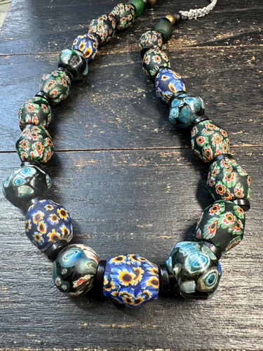 Vintage nepal millefiori - nepal, beads