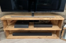 WOODEN CORNER TV STAND