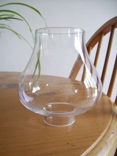 Small clear glass oil - small,