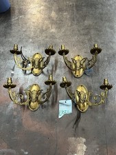 Victorian Brass Double Arm