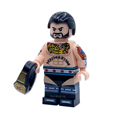 Wrestler punk minifigure - punk,
