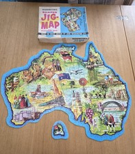 Vintage Waddington's JIG-MAP -