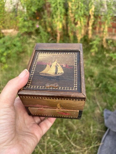 Vintage wooden trick puzzle - wooden,