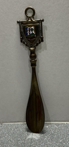 Vintage brass shoehorn st - brass,