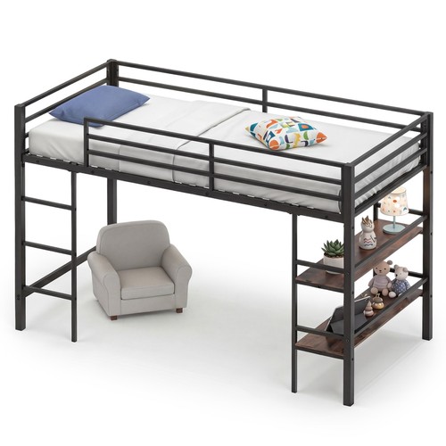 Single size metal - metal, bed