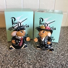 PENDELFIN PEARLY KING AND QUEEN-BURNLEY ENGLAND-RARE LTD EDITION-MINT CONDITION 