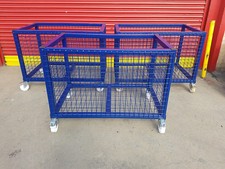 Steel Cage Stillage Cart with lockable castors  £142 +VAT