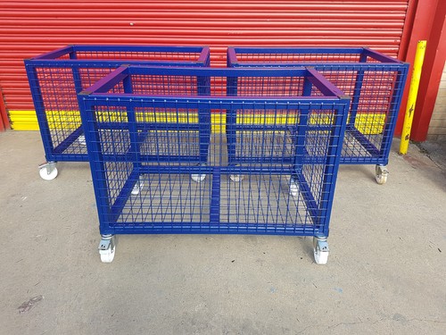 Steel cage stillage cart - cage,