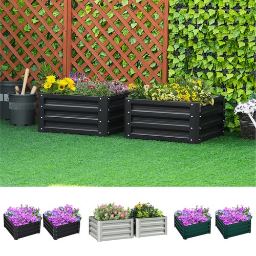 Set raised garden bed - of,