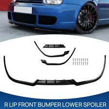 For Peugeot 206 Cupra Lower Front Bumper Lip Spoiler Splitter Body Kit Black UK