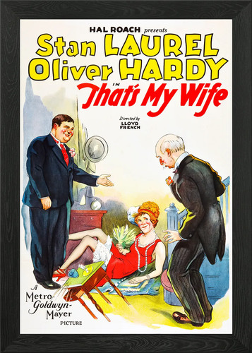 Laurel hardy movie poster - laurel,