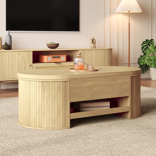 Lift top coffee table - coffee, wood