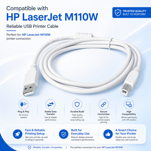 Usb cable lead for printer - usb,