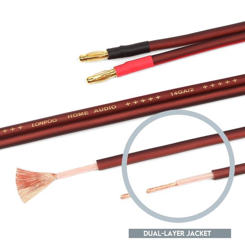 14awg pure copper speaker - 14awg,