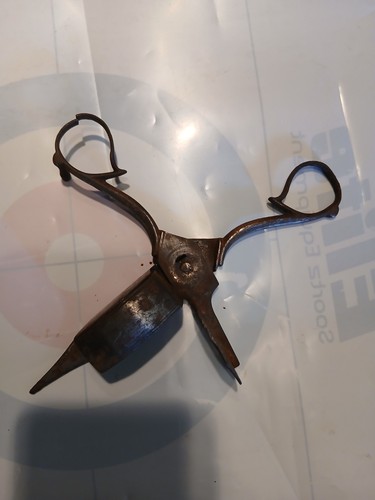 Antique candle snuffer plane - snuffer,
