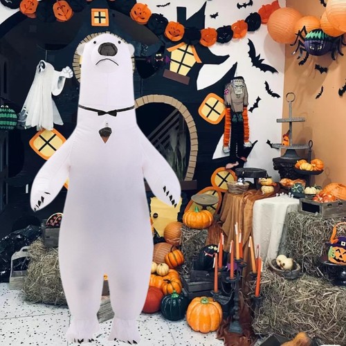 Inflatable polar bear costume - polar,