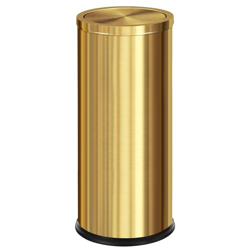 Gold stainless steel bin - gold,