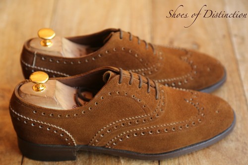 Barker brown suede oxford - barker,