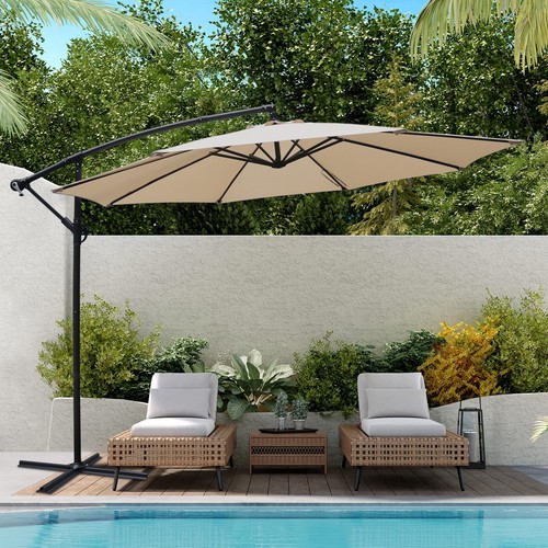 Cantilever banana parasol - 3m,