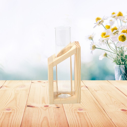 Test tube flower vase - vase, on