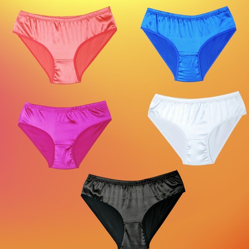 Satin womens knickers soft - womens,