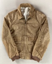 Zara Man Leather Flight Jacket