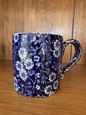 Vintage Burleigh Blue Calico