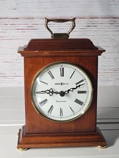 Howard Miller Mantel Westminster Chime Battery Operated Clock Cherry Wood