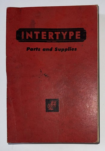 Vintage intertype parts - vintage, &