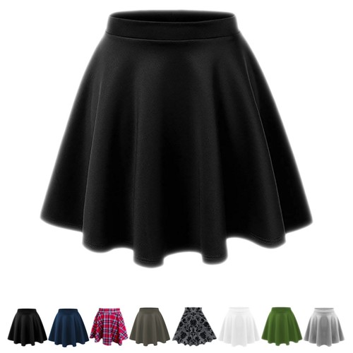 Girls skater skirt flared high - skater,