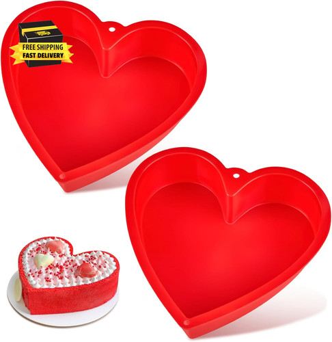 Inch heart shaped cake - 10,