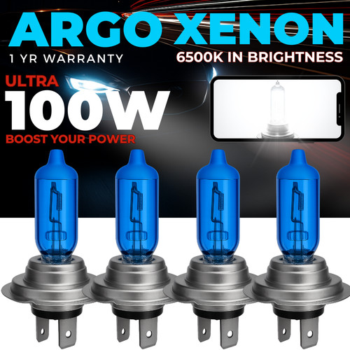 100w xenon white - h7,
