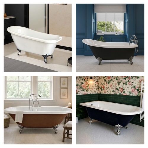 Freestanding claw foot - freestanding, bath