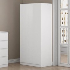 Tall White Double Door