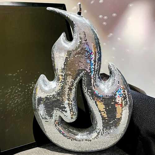 Unique flame shaped disco ball