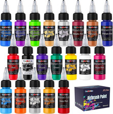 Airbrush Paint, 20 Colours 30 Ml (Pack of 20), 20 Colour