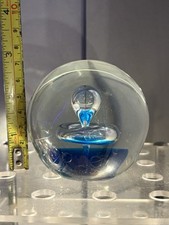 Blue Abstract Bubble Glass MCM