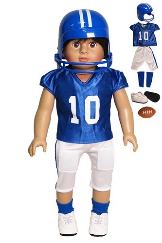 Boy doll clothes - boy, football