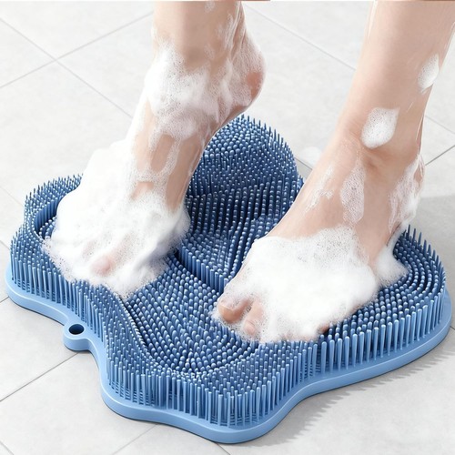 Shower foot scrubber mat - shower,