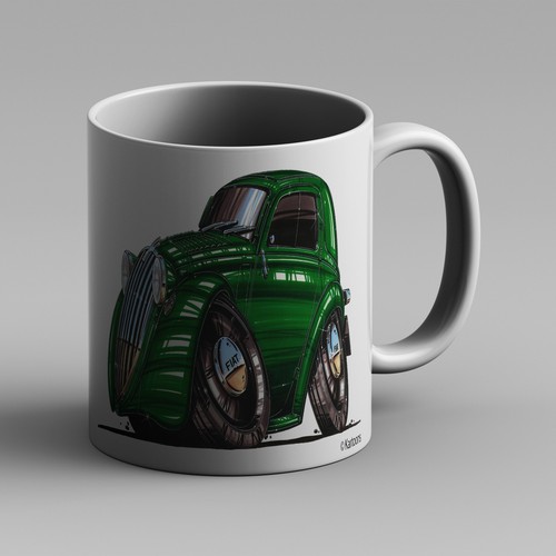 Kartoons koolart mug fiat - kartoons,